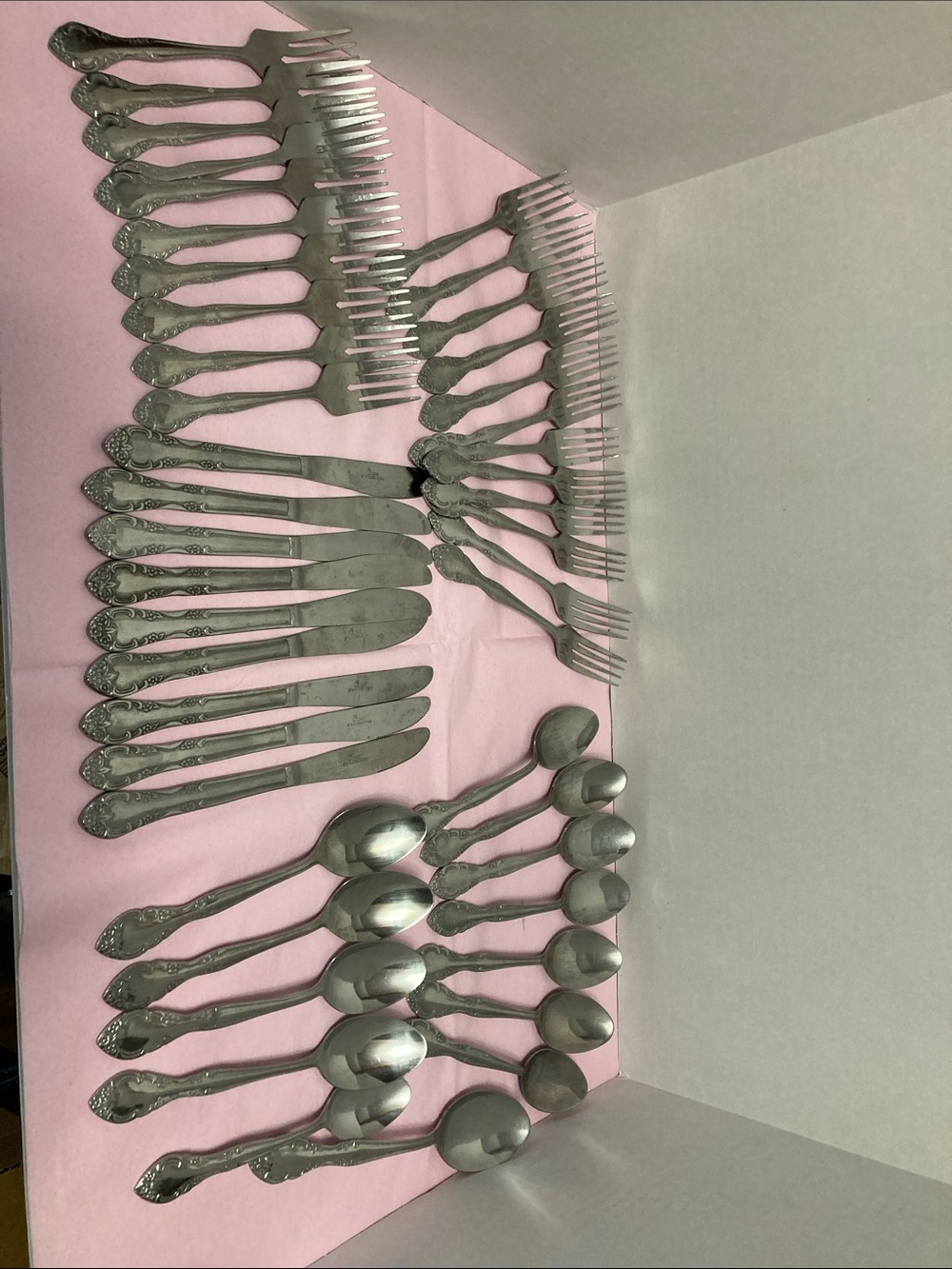 Gibson stainless flatware 44 pieces replacement